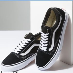 Vans classic old skool sneakers black white